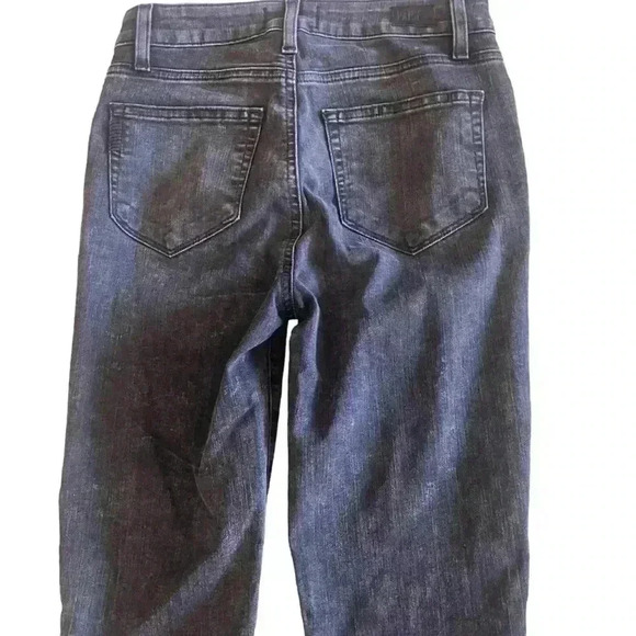 Paige Hoxton Ankle Faded Black Cotton Jeans - Picture 4 of 8